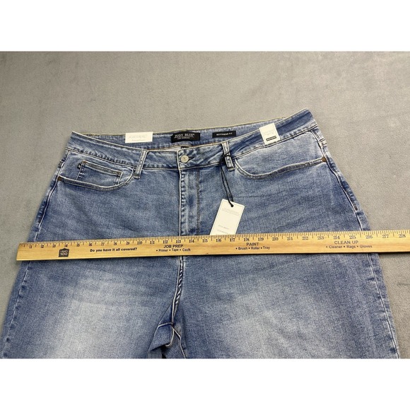 Judy Blue Jeans‎ Womens 24W Blue High Waist Boyfriend Stretch Cuff Denim JB88337 - Picture 10 of 14